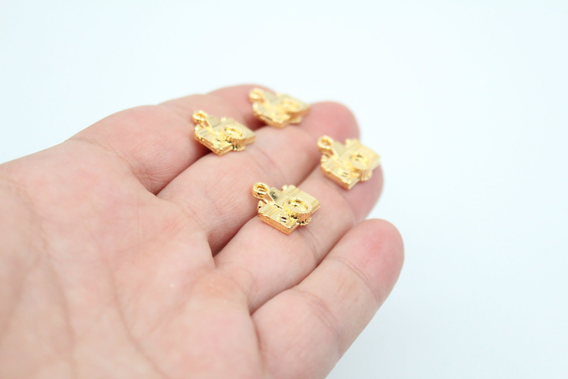 Altın Kaplama Döküm Fotoğraf Makinesi