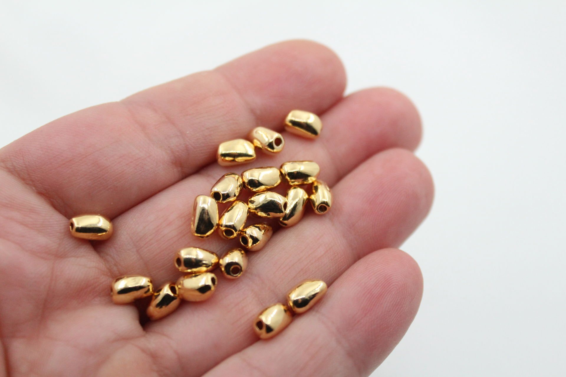 Altın Kaplama Küçük Yamuk Boru Aparat 10 gr