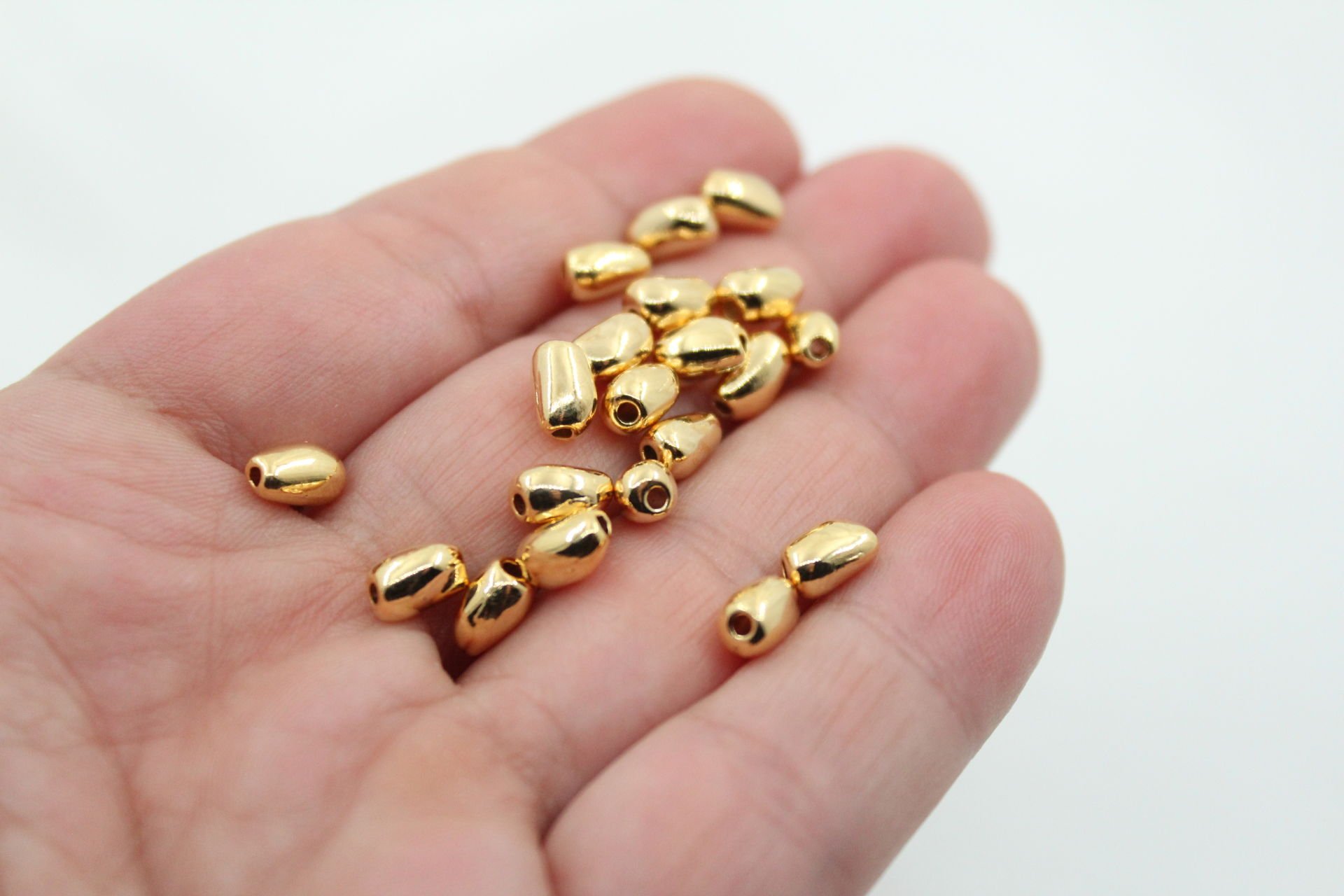 Altın Kaplama Küçük Yamuk Boru Aparat 10 gr