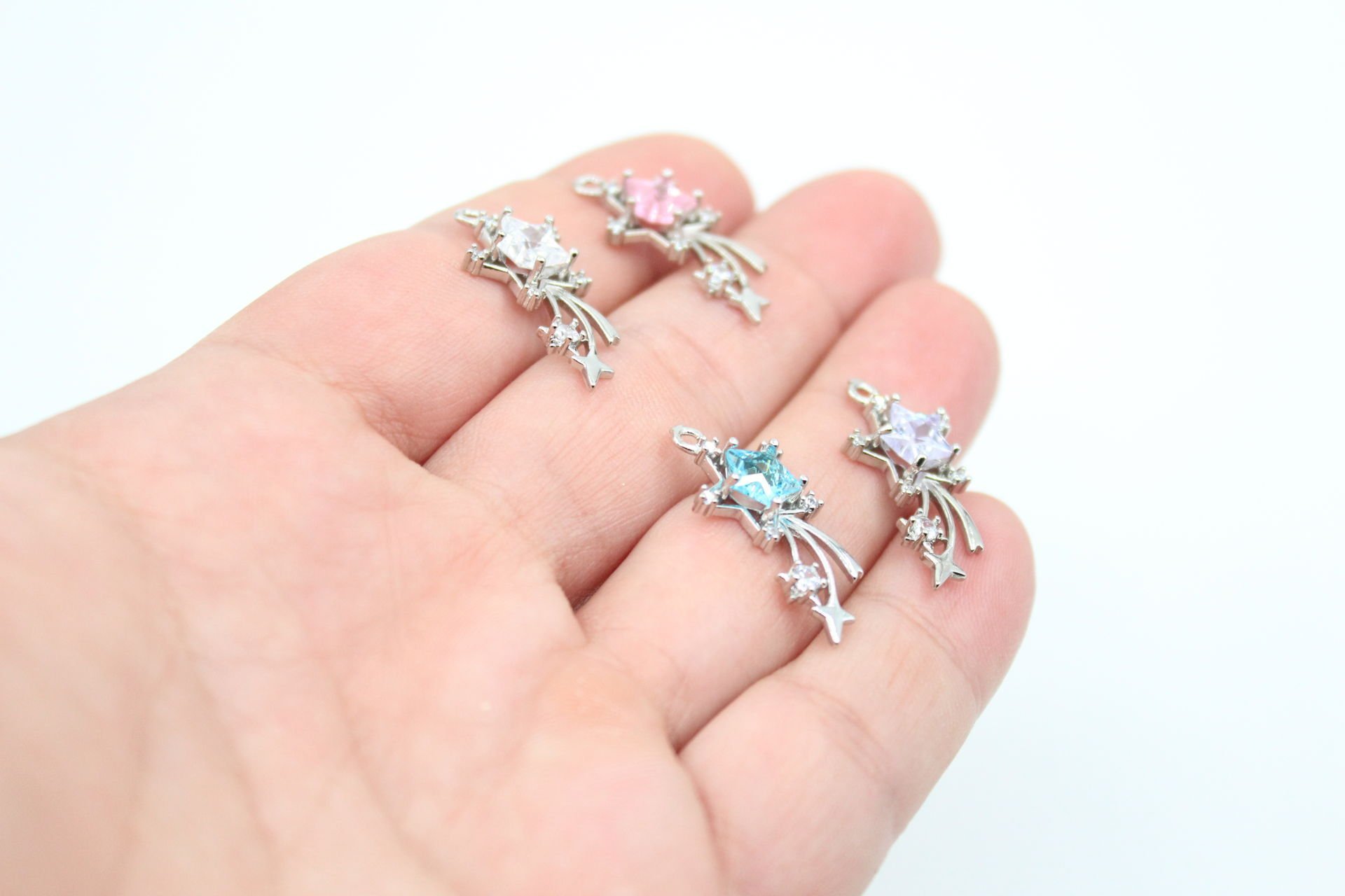 Rodyum Kaplama Zirkonlu Kuyruklu Yıldız