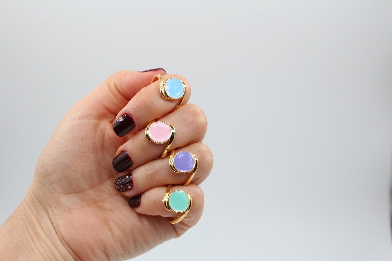 Altın Kap. Yuvarlak Yüzük