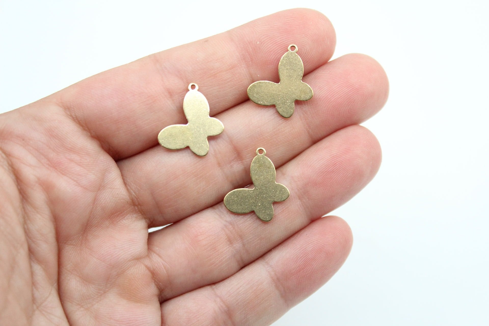 Çelik Kelebek Kolye Ucu