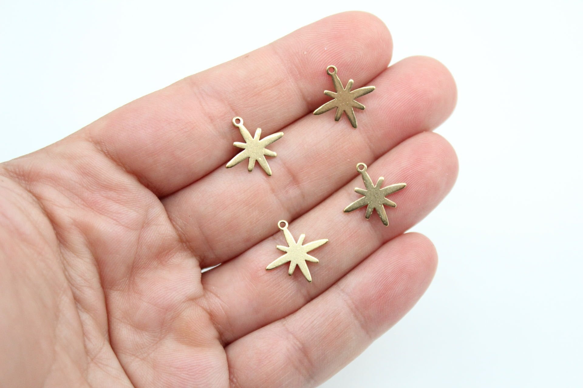 Çelik Kutup Yıldızı Kolye Ucu