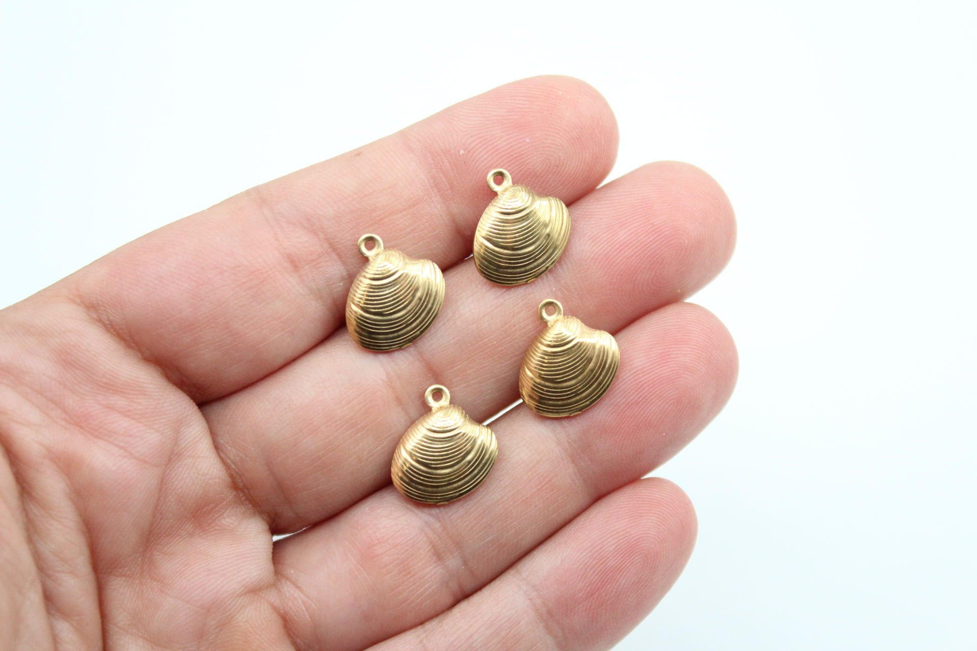 Çelik İstiridye Kolye Ucu