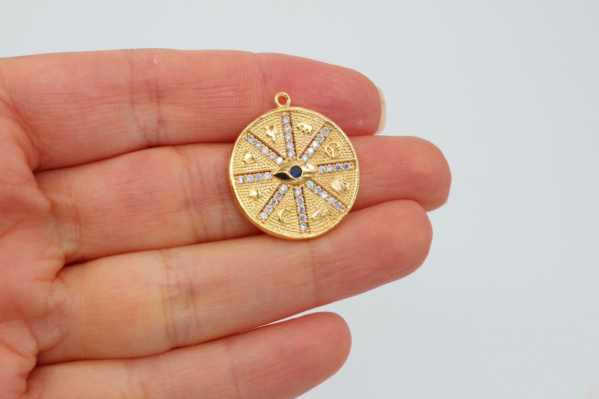 Altın Kaplama Zirkonlu Semboller