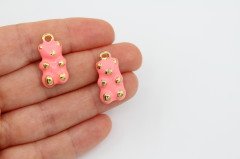 Altın Kap. Metal Jelibon Pembe