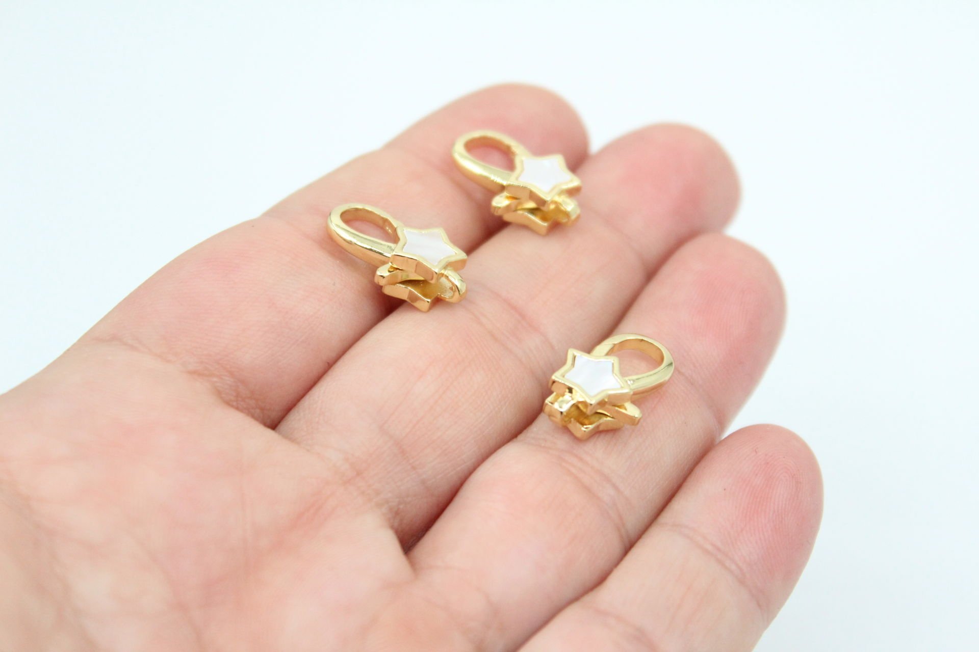 İthal Yıldız Sedef Taşlı Papağan Kilit