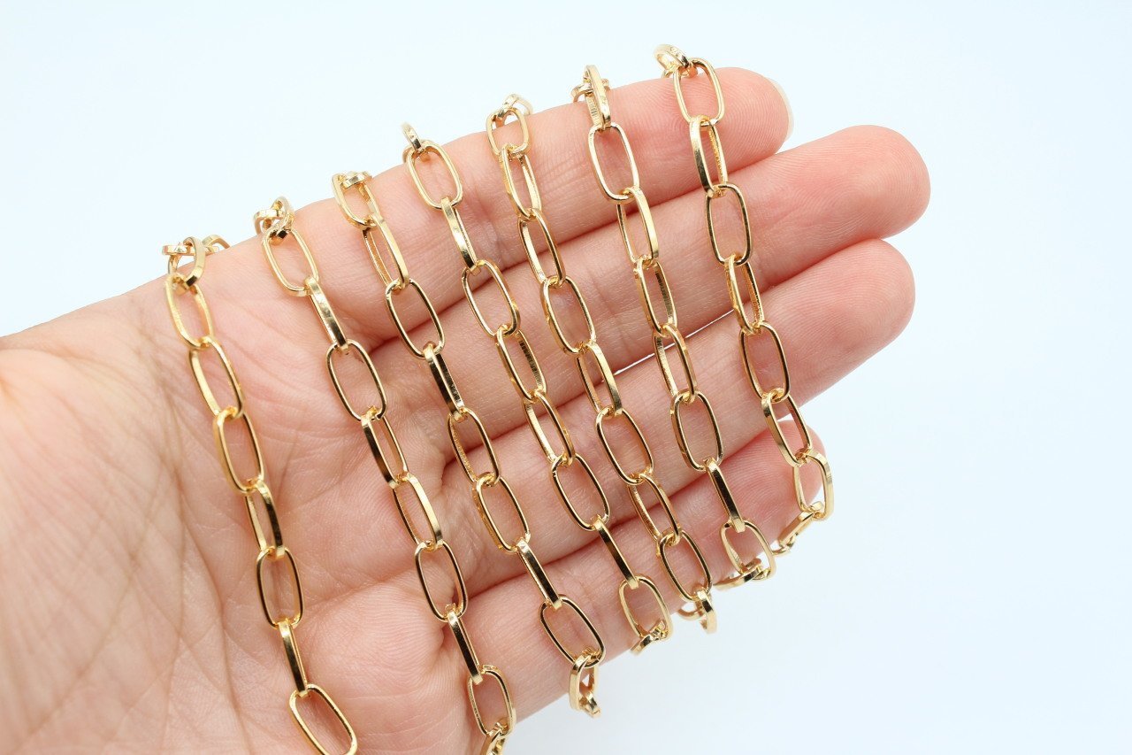 Altın Kap. Mini Ataç Zincir 1mt