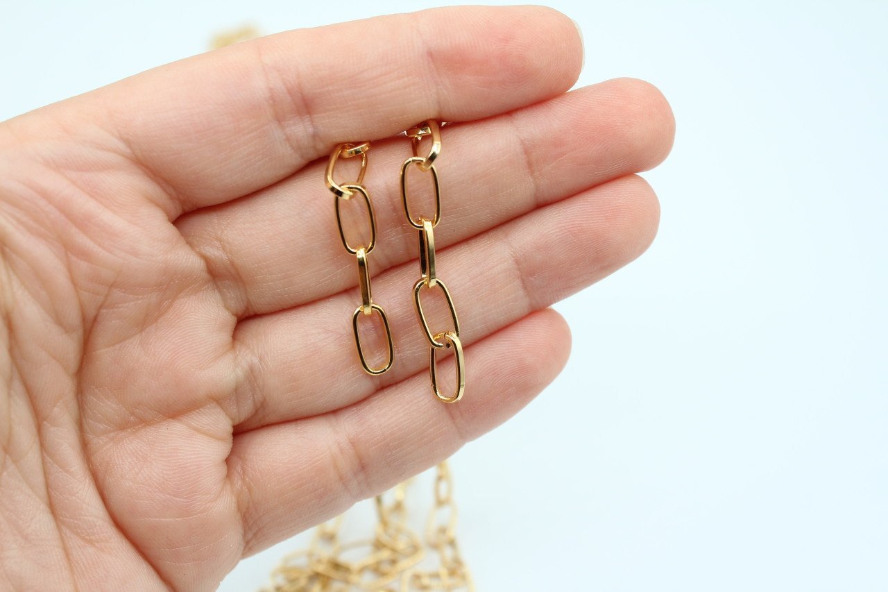 Altın Kap. Mini Ataç Zincir 1mt