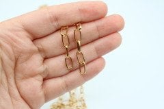 Altın Kap. Mini Ataç Zincir 1mt