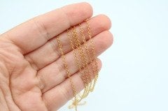 Altın Kap. İnce Zincir 1mt