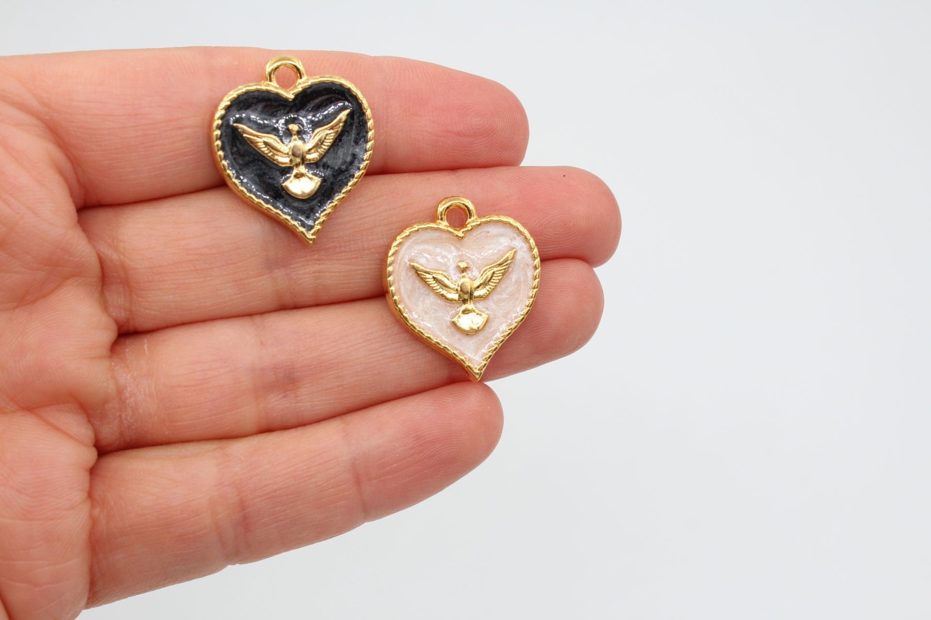 Altın Kaplama Kalpli Anka Kuşu