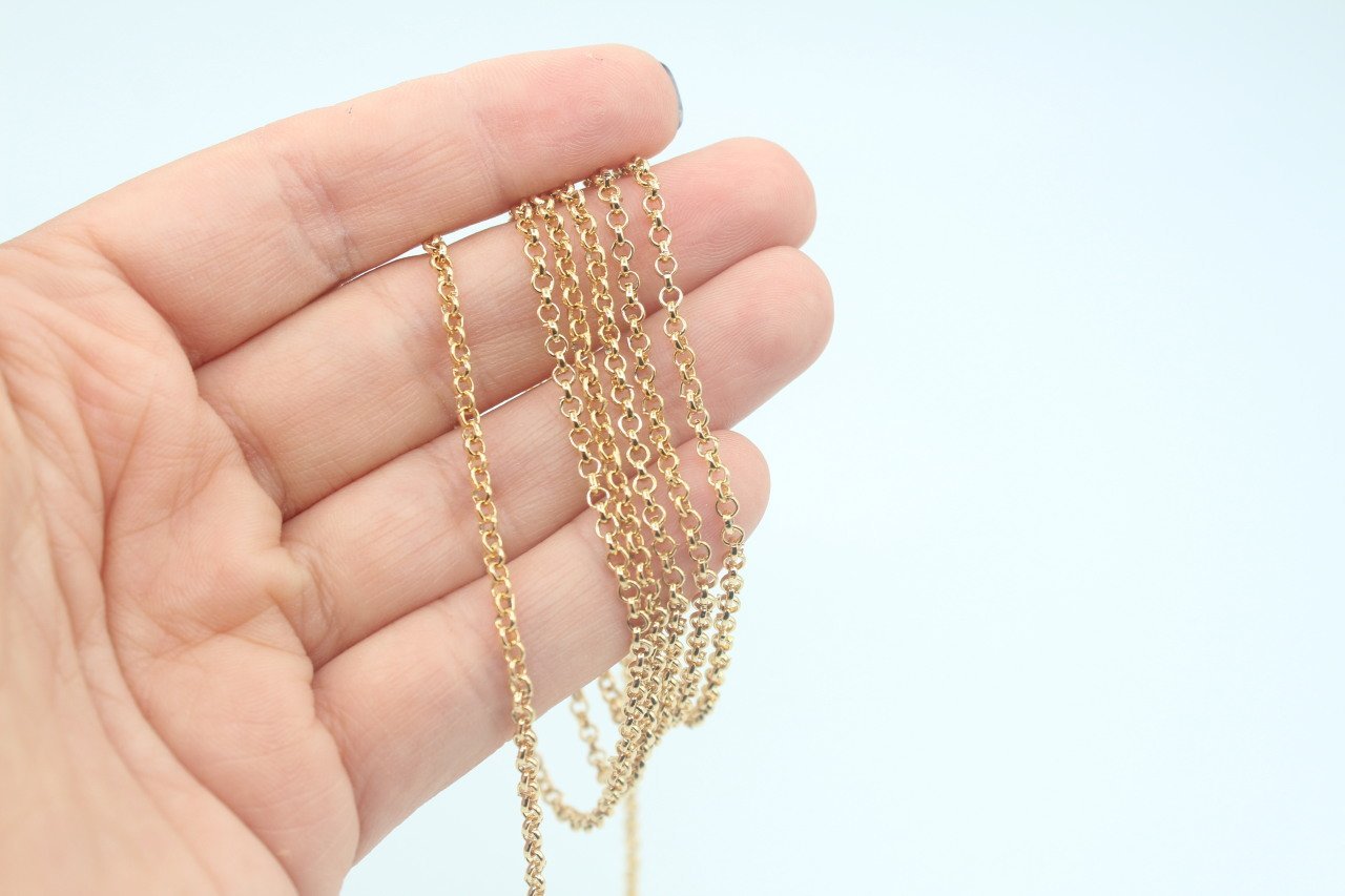 Altın Kap. 2mm Doc Zincir 1mt