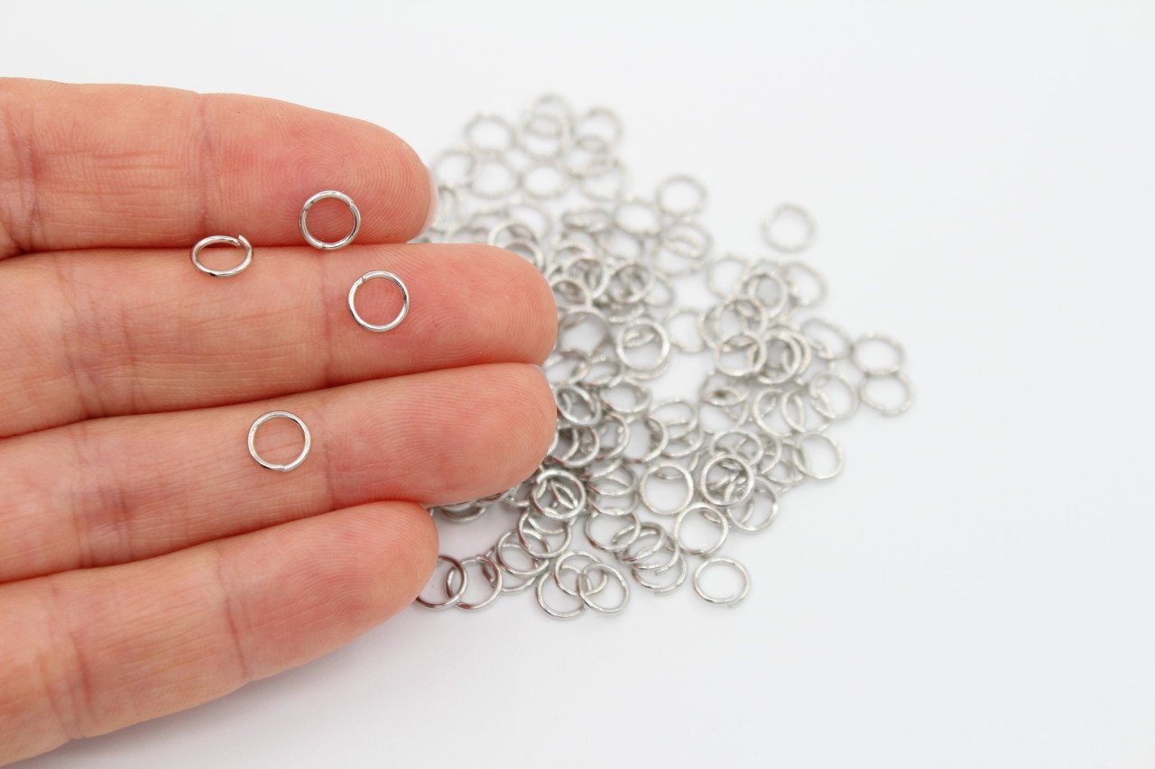 Rodyum Kap. 6mm Halka 10gr