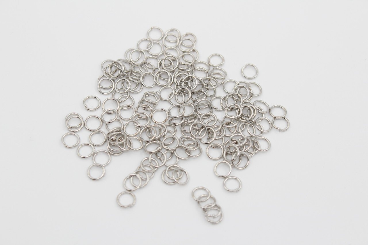 Rodyum Kap. 6mm Halka 10gr