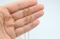 Altın Kap. Dar 0,8 Uzatma Zincir 1mt