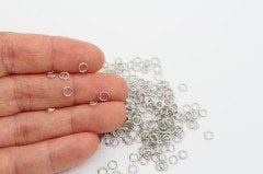 Rodyum Kap. 4mm Halka 10gr