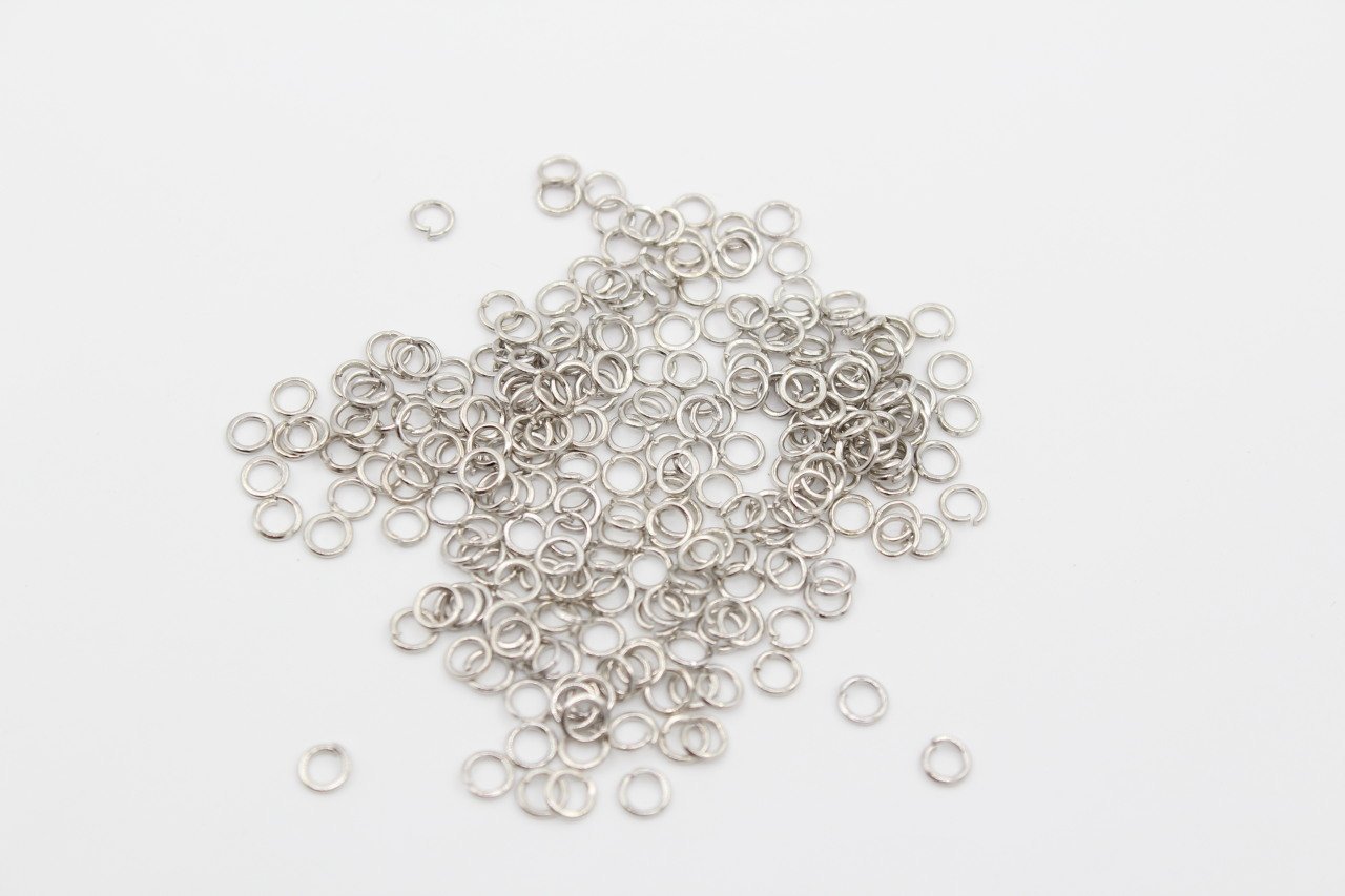 Rodyum Kap. 4mm Halka 10gr