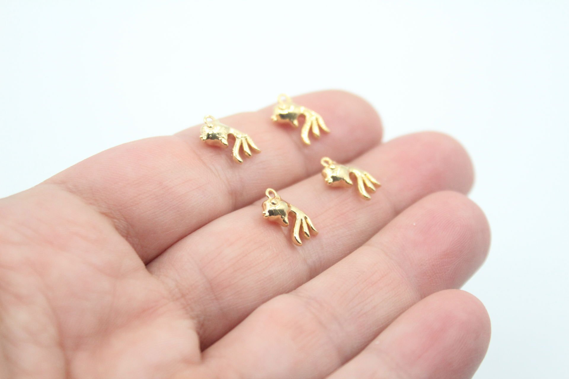 Altın Kaplama Döküm Japon Balık