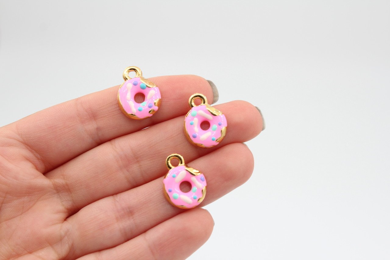 Altın Kap. Donut Pembe