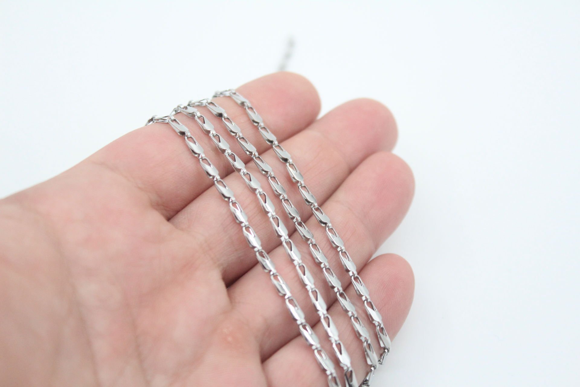 Çelik Gümüş Baget Zincir