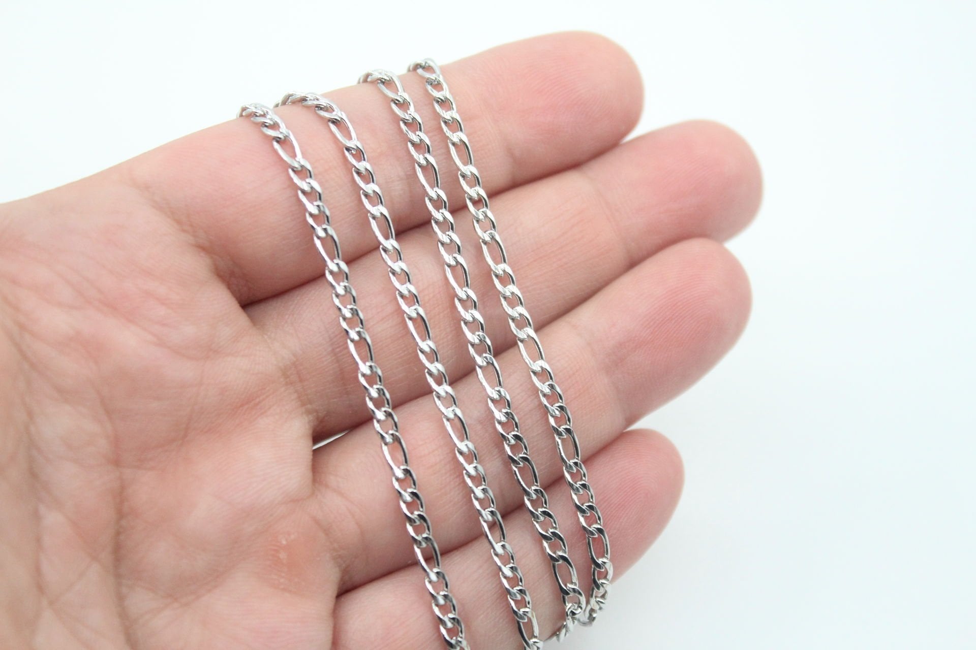 Çelik Gümüş 3+1 Zincir