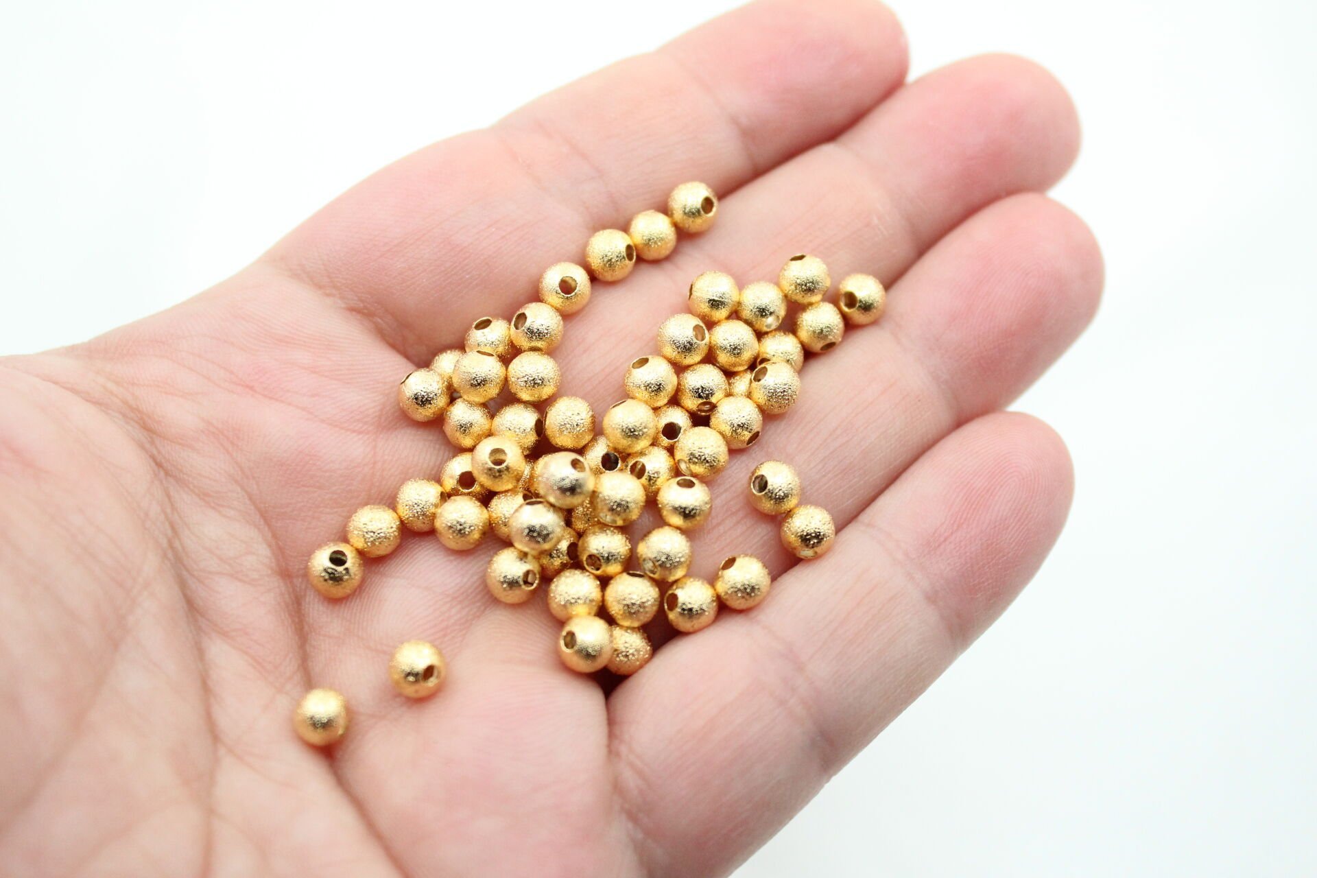 Altın Kaplama 5mm Pütürlü Top