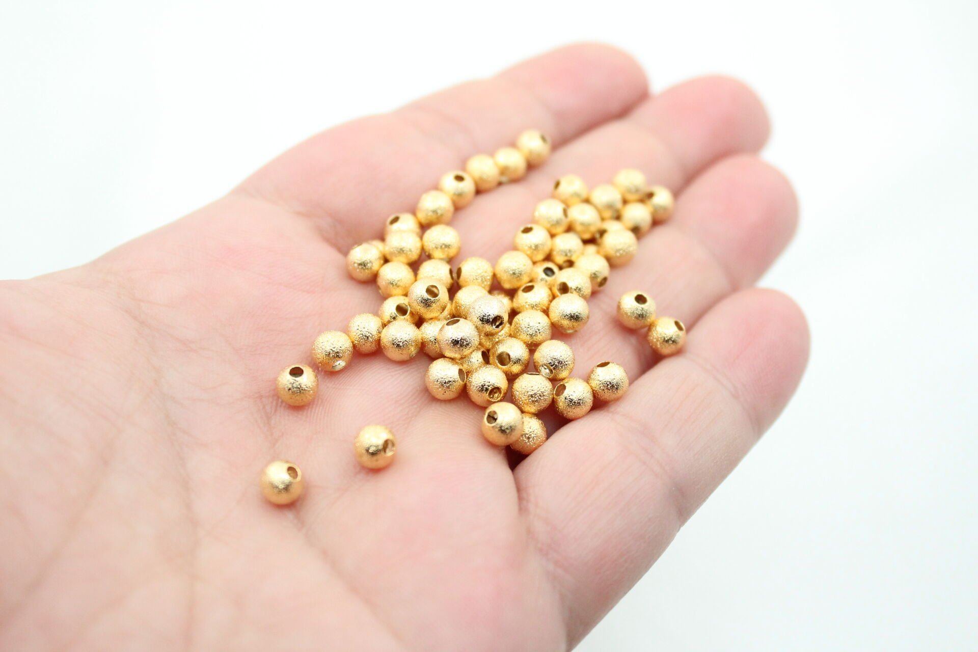 Altın Kaplama 5mm Pütürlü Top