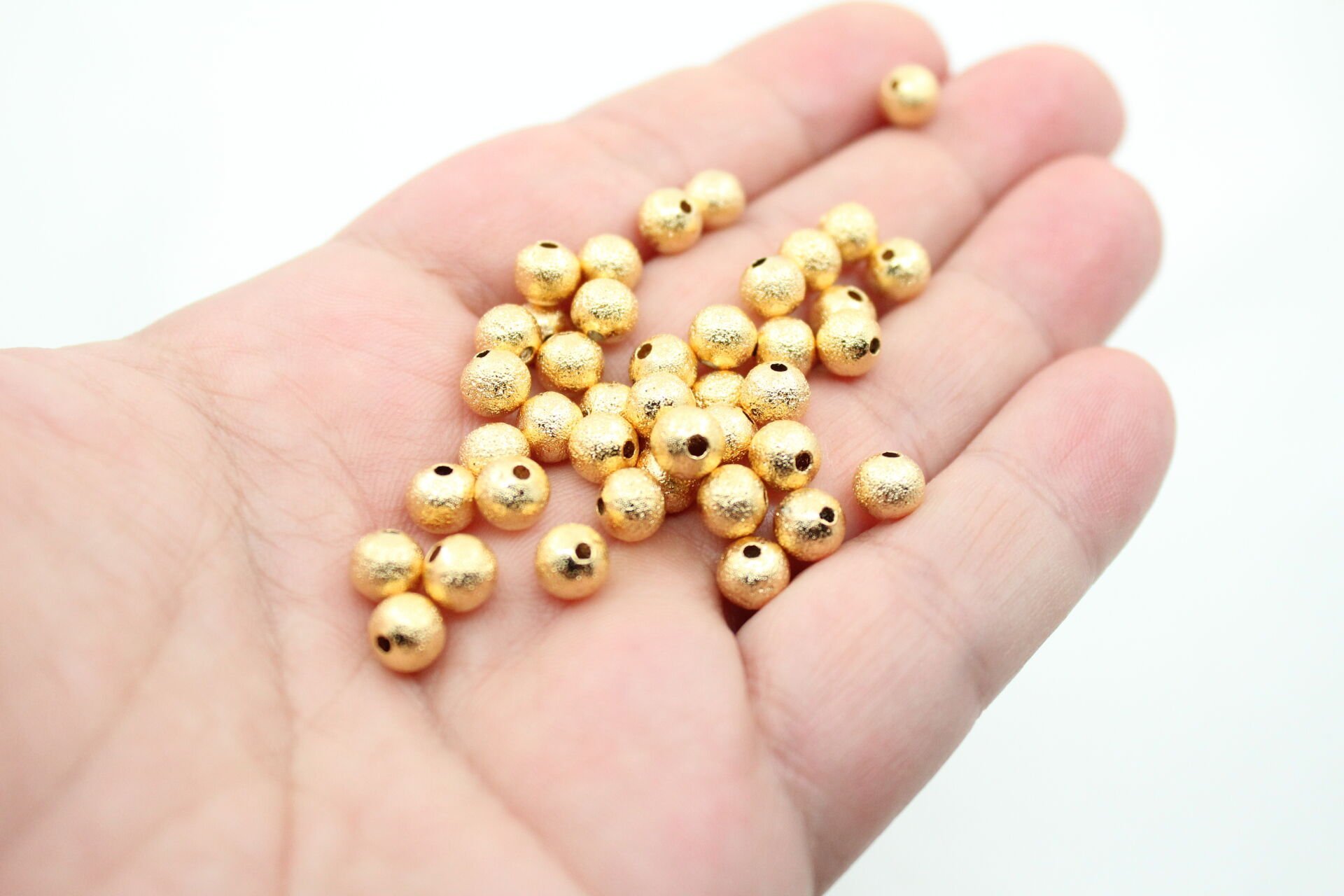 Altın Kaplama 6mm Pütürlü Top