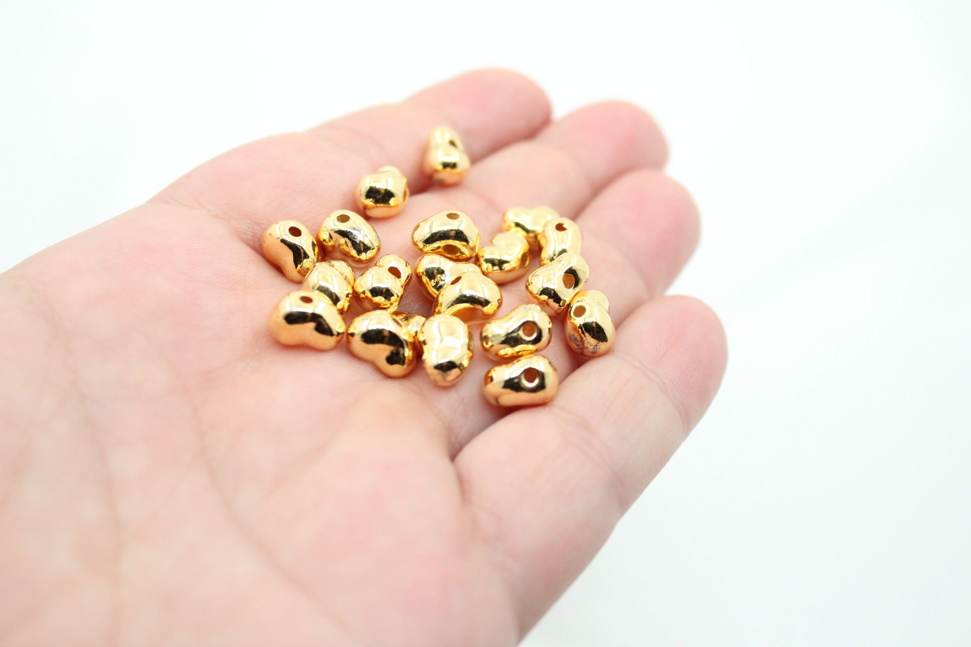 Altın Kaplama Döküm Yamuk İnci 10gr