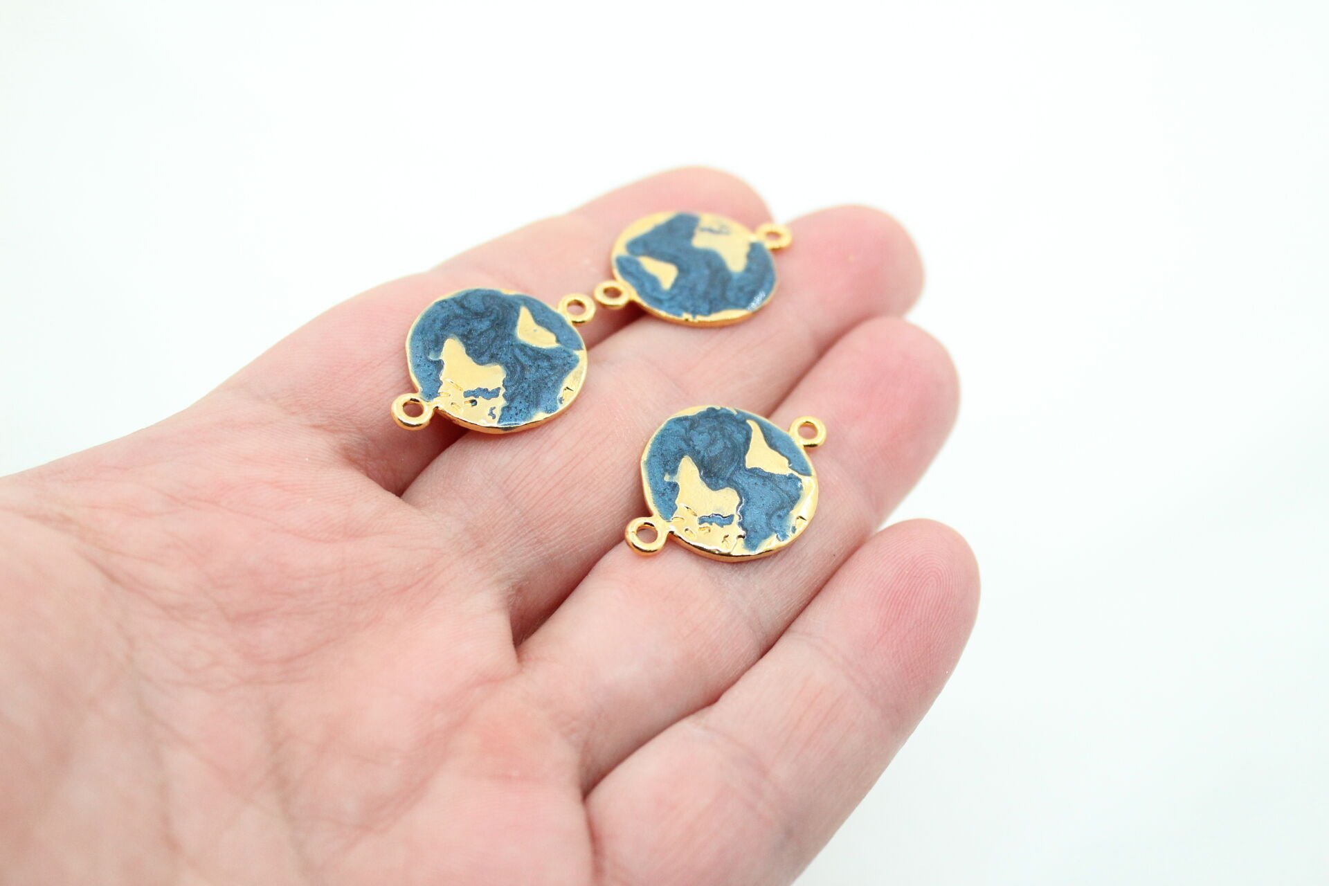 Altın Kaplama Çift Kulplu Dünya