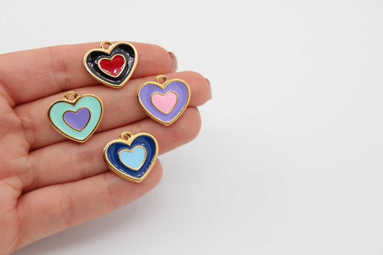 Altın Kap. İçiçe Kalp