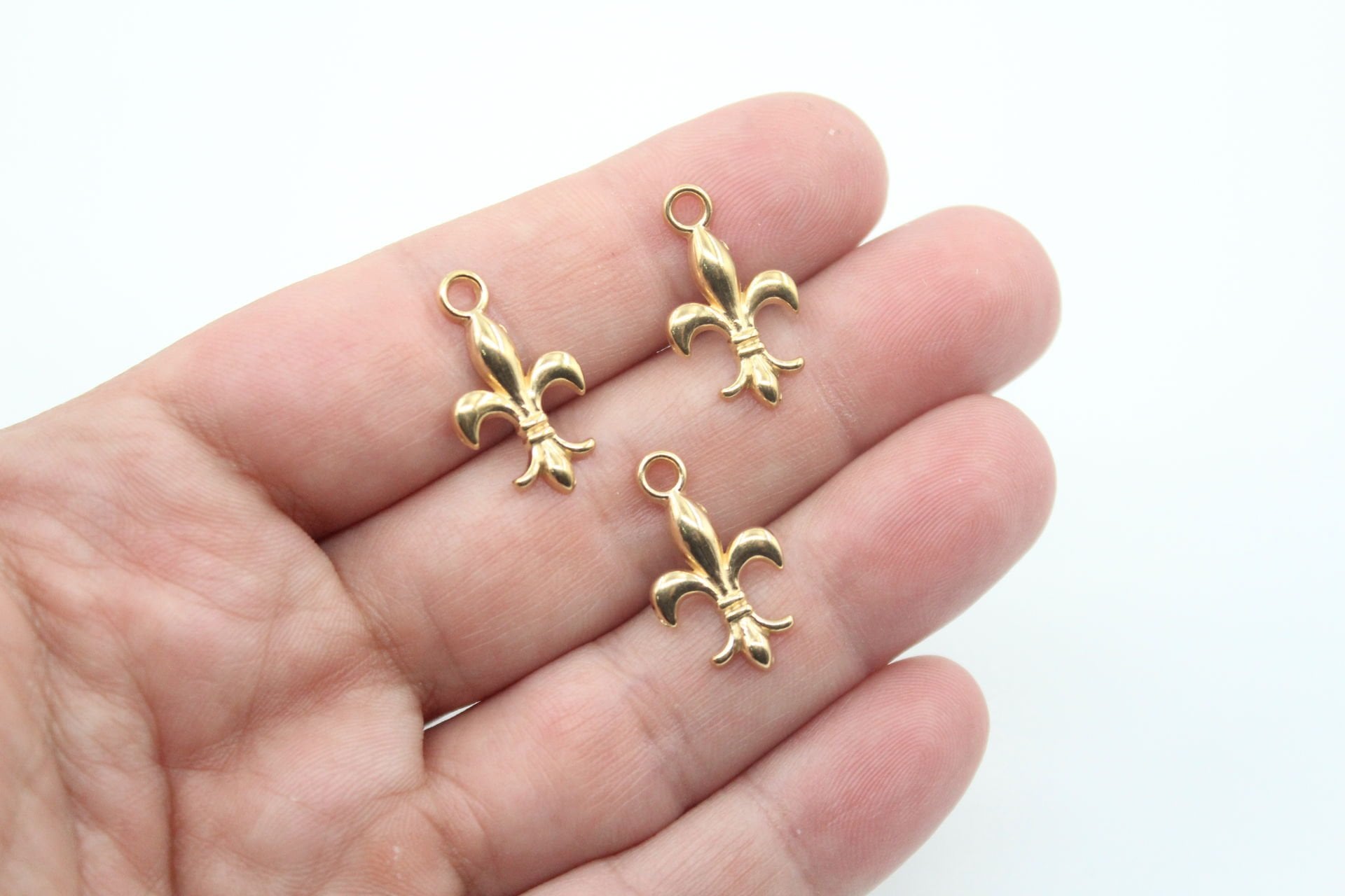 Fransız Lalesi Çelik Kolye Ucu