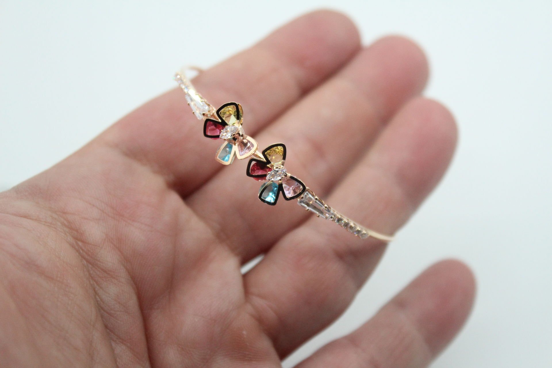 Altın Kaplama Mix Fiyonk Bileklik