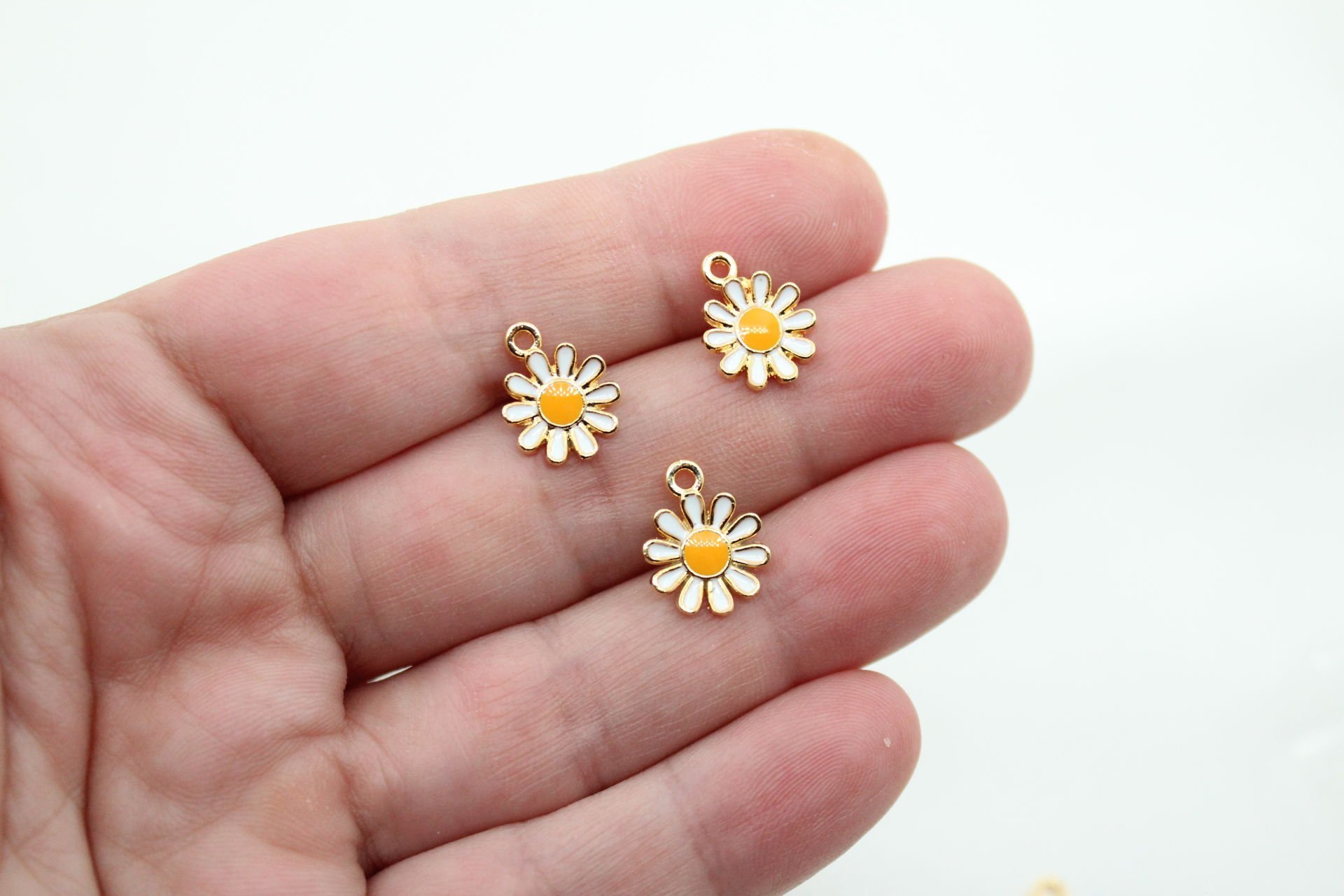 Altın Kaplama Mineli Papatya