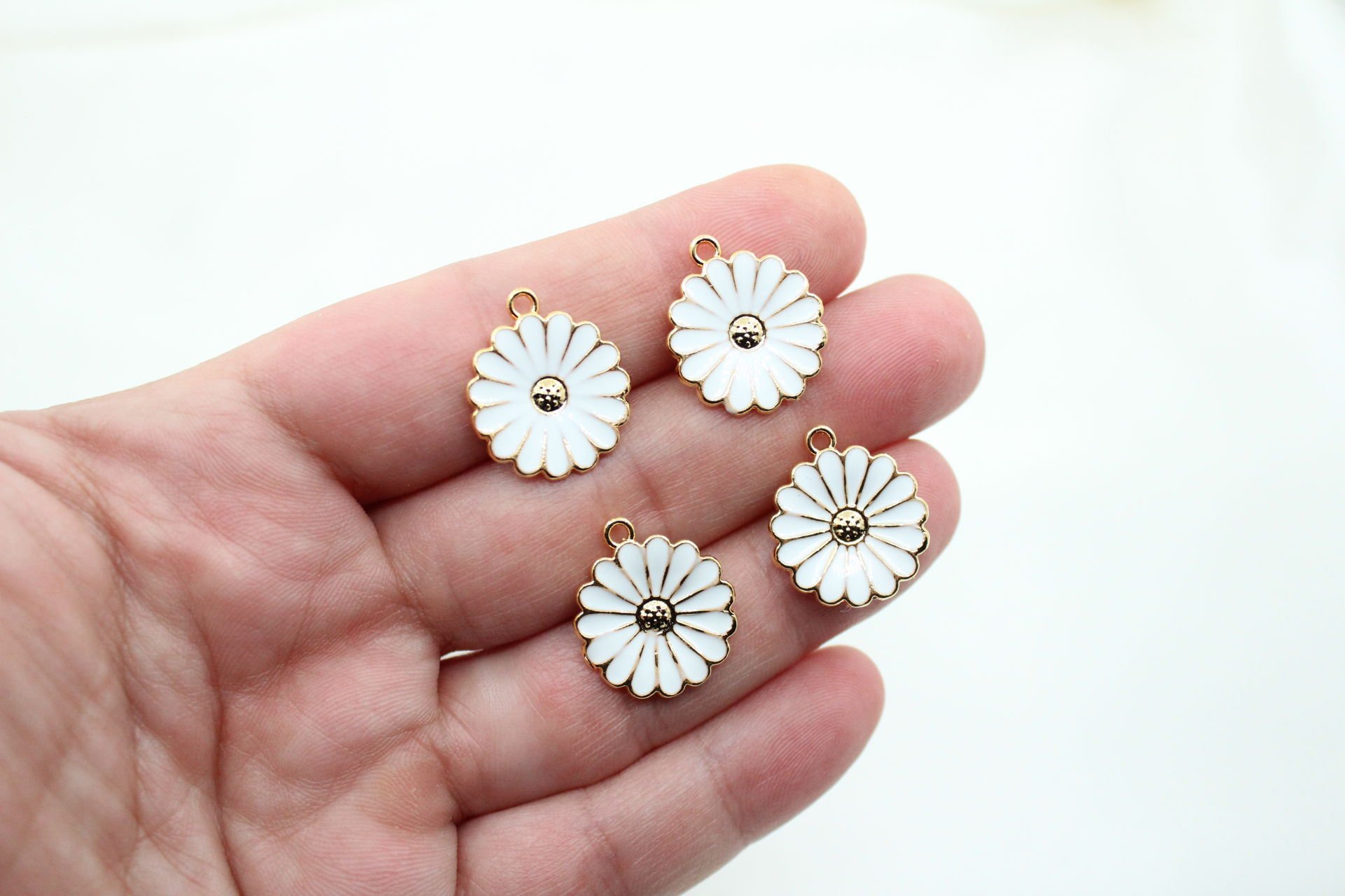 Altın Kaplama Mineli Papatya