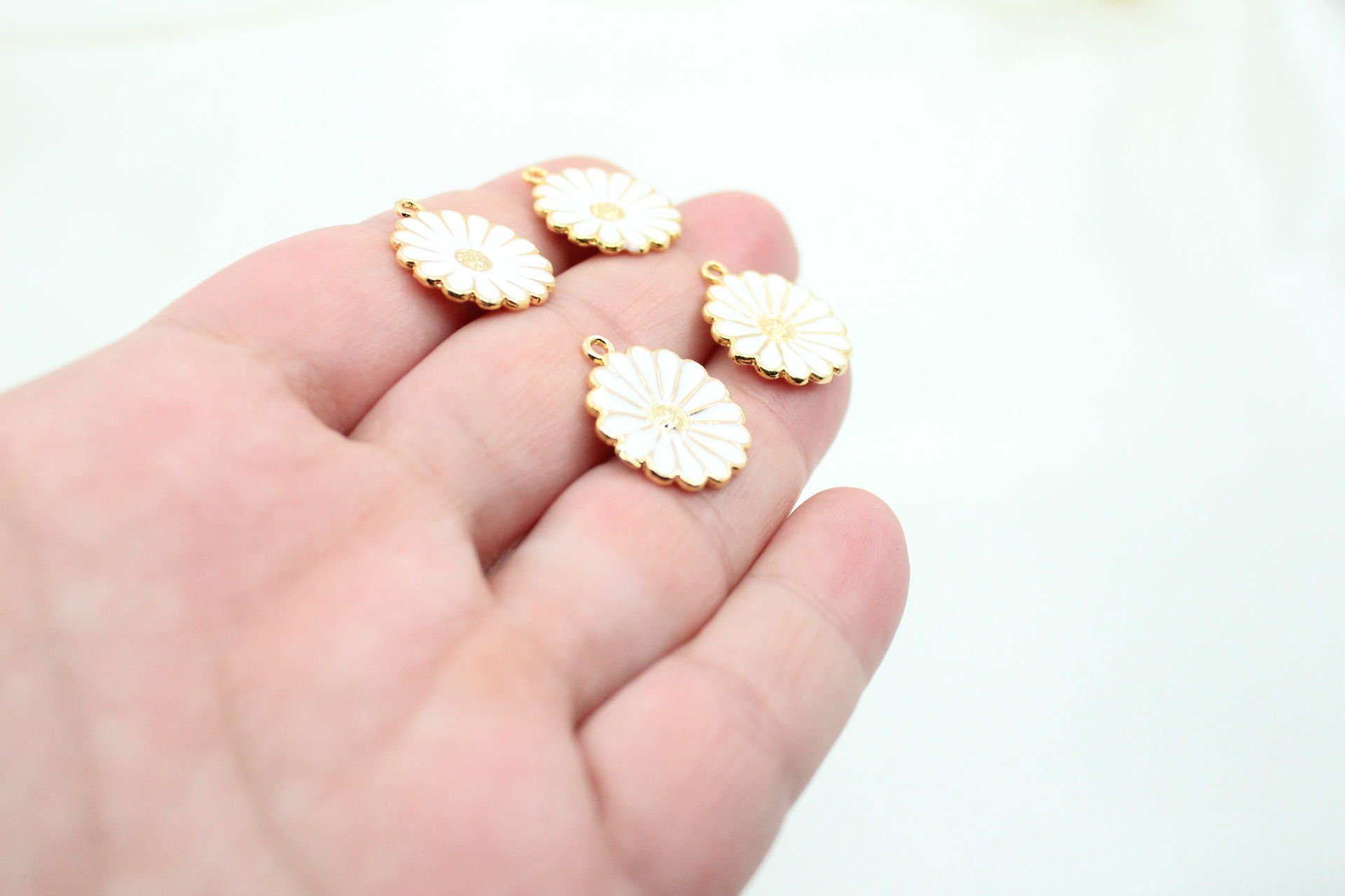 Altın Kaplama Mineli Papatya