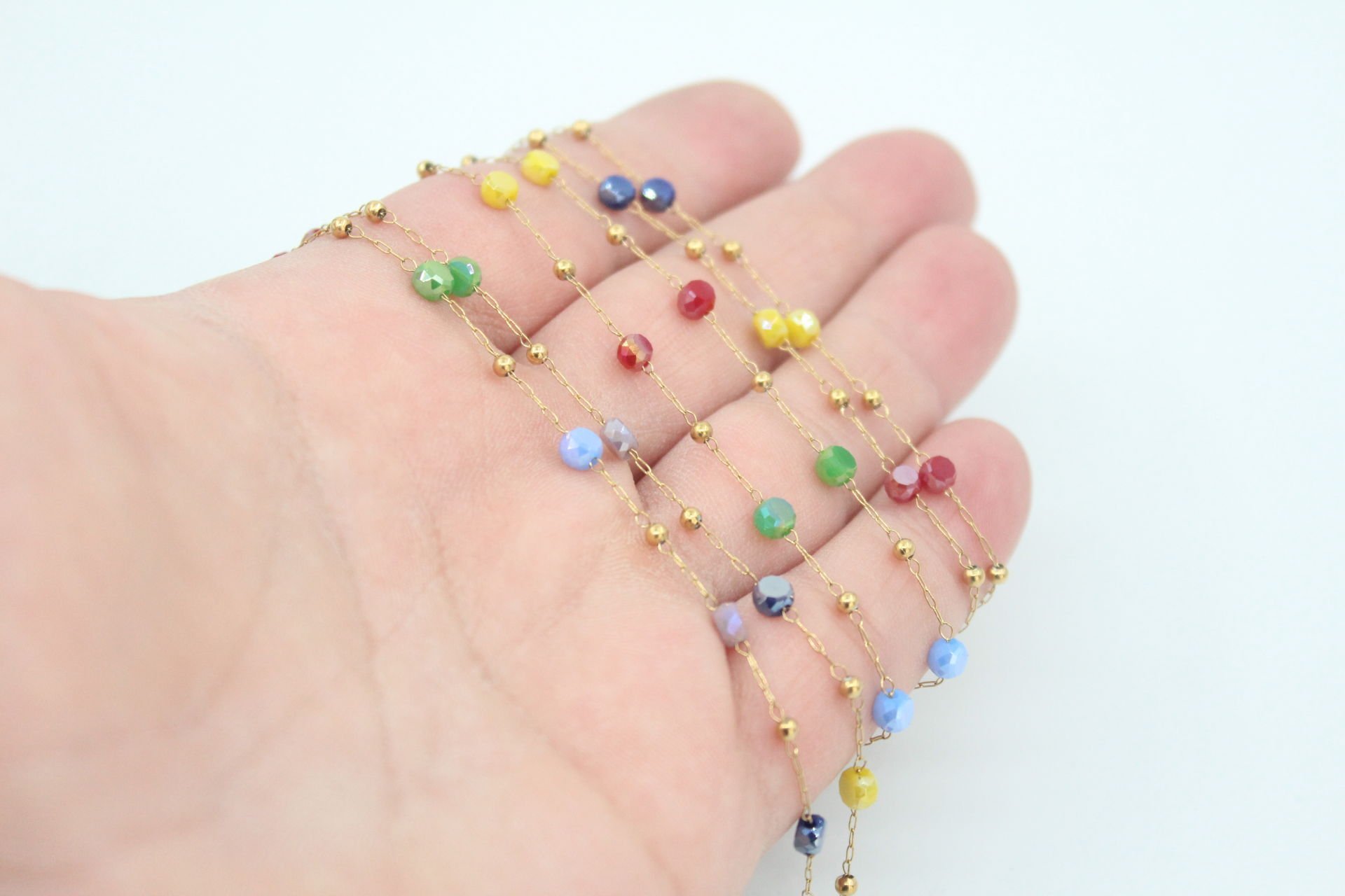 Basık Kristalli Çelik Zincir