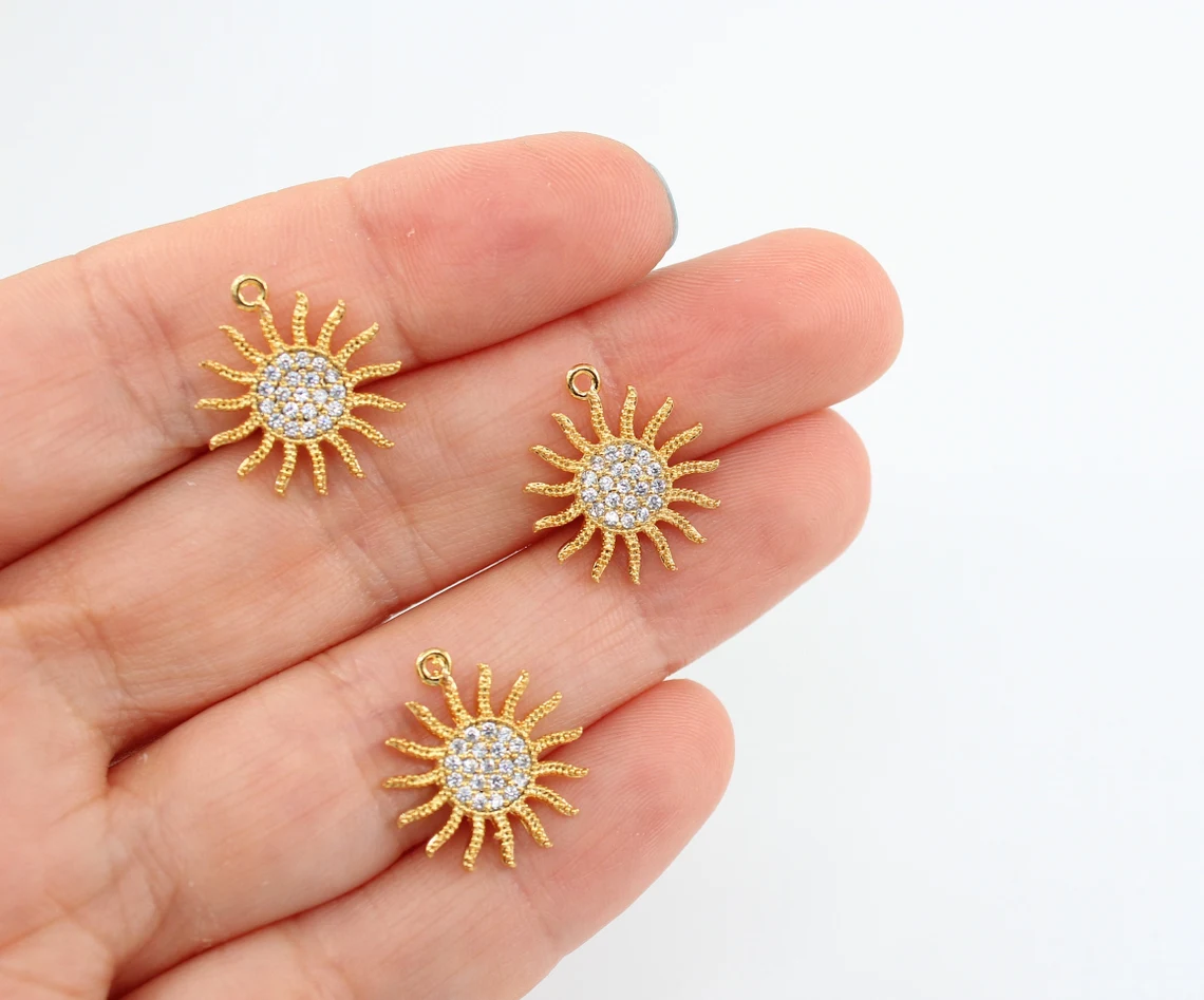 Altın Kap. Zirkonlu Düz Güneş