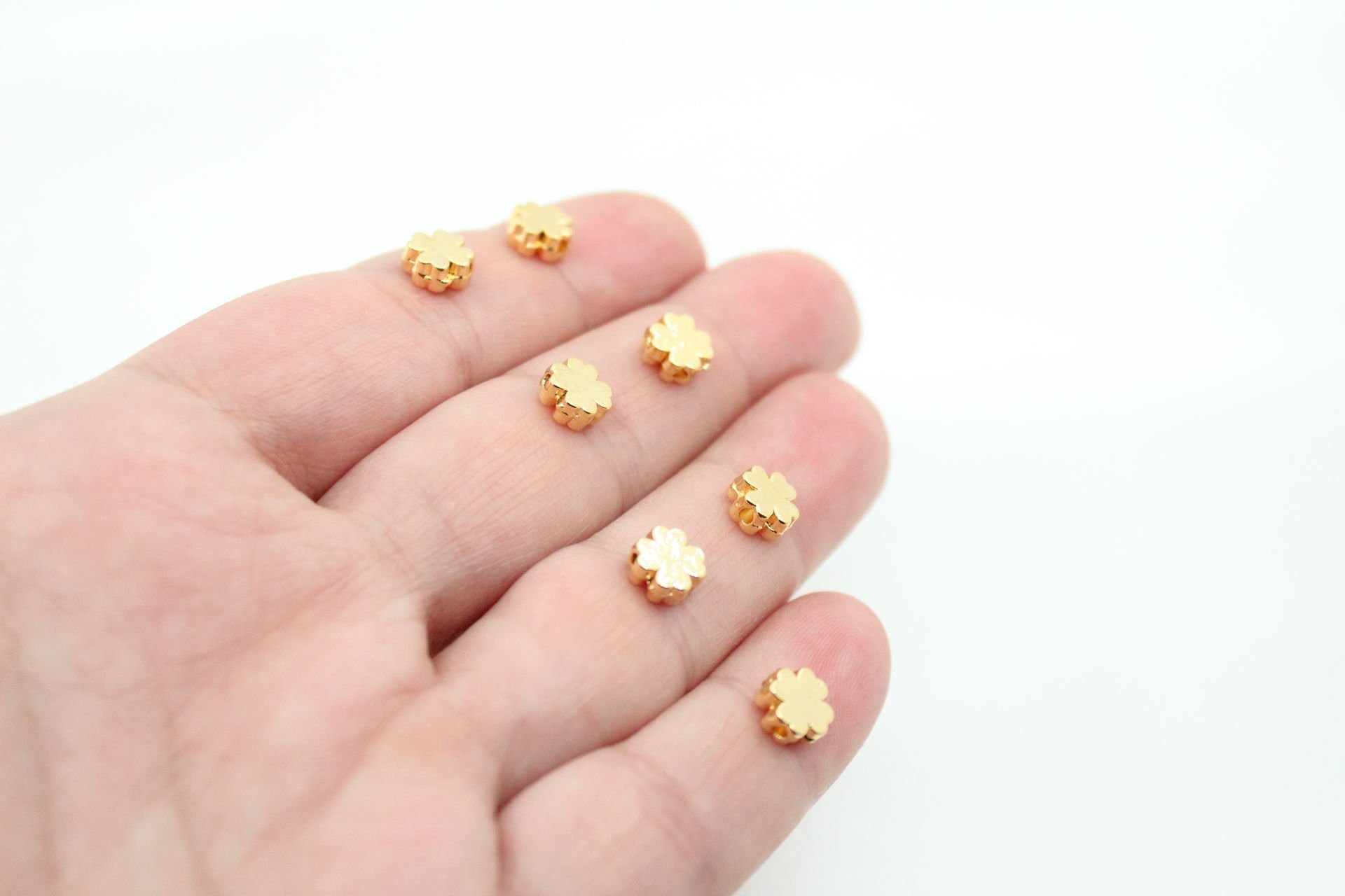 Altın Kaplama Yonca Ara Aparat 10 gr