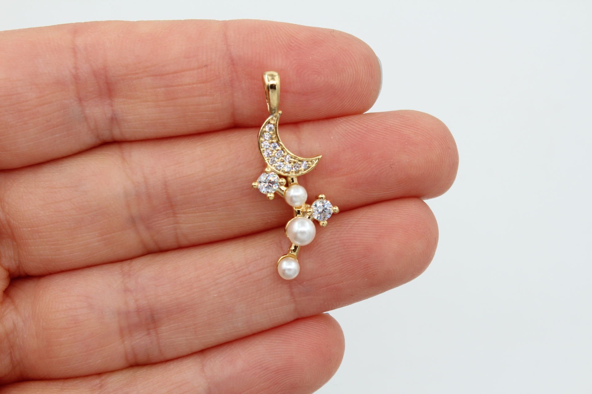 Altın Kaplama İncili Ay Modeli