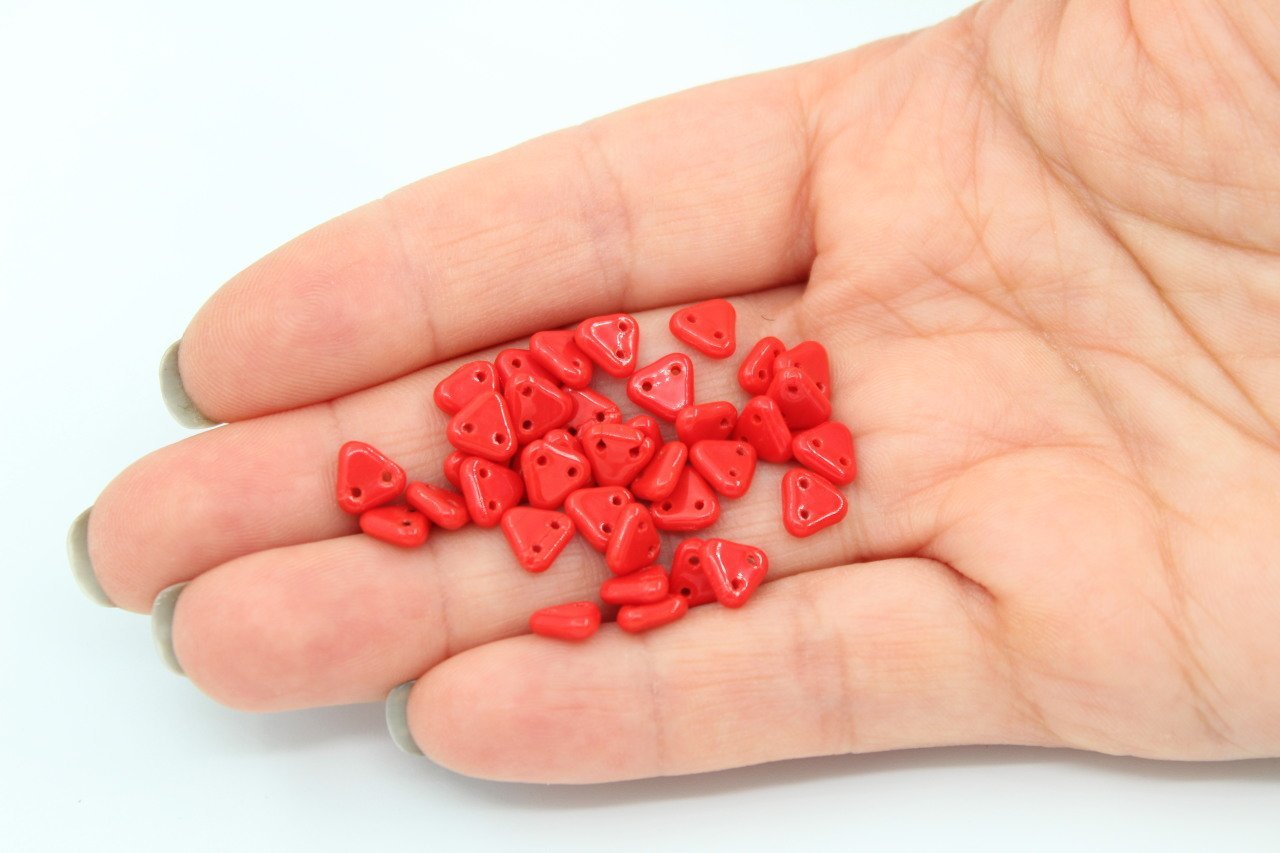 Triangle Boncuk Kırmızı 25gr