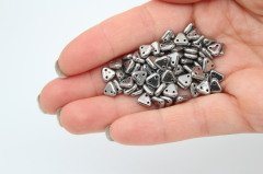 Triangle Boncuk Koyu Gri 25gr