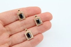 Altın Kap. Dikdörtgen Siyah