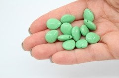 Flat Drop Boncuk Yeşil 25gr