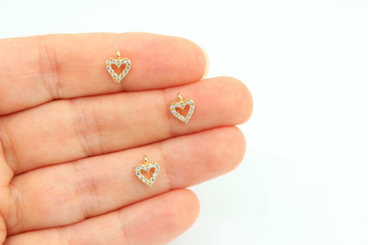 Altın Kap. Zirkonlu Mini Kalp