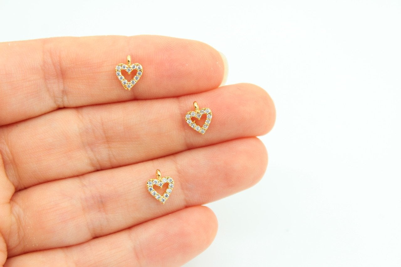Altın Kap. Zirkonlu Mini Kalp