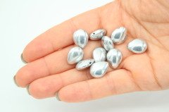 Flat Drop Boncuk Gümüş 25gr