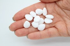Flat Drop Boncuk Mat Beyaz 25gr