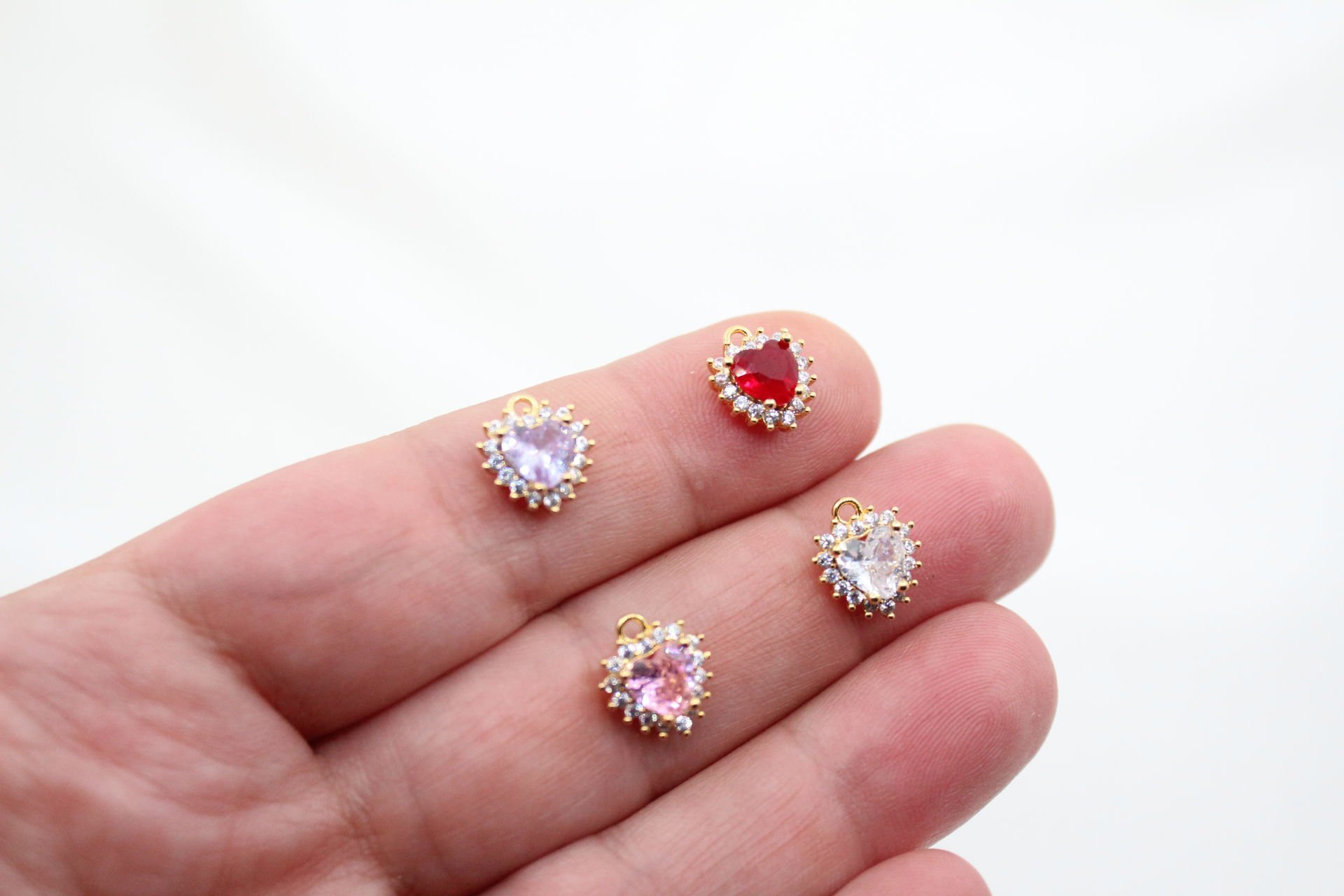 Altın Kaplama Küçük Kafesli Kalp